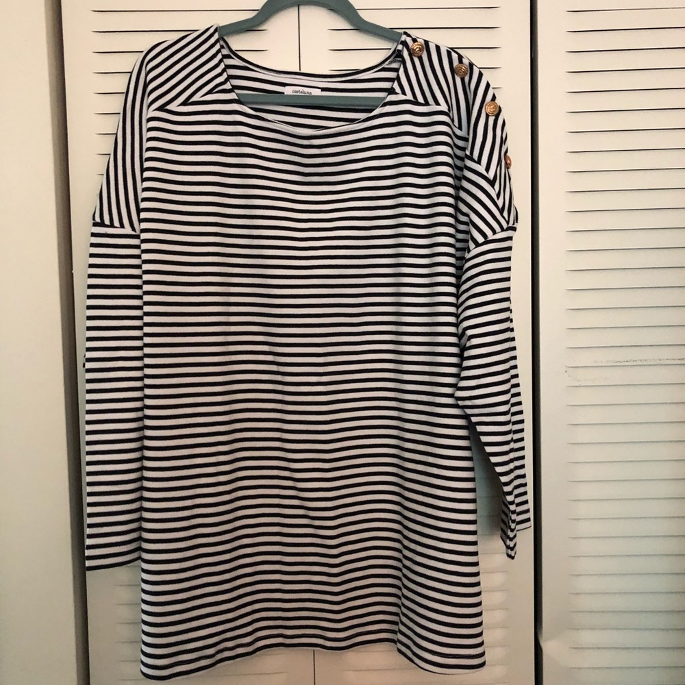 ASOS Breton Stripe Shirt